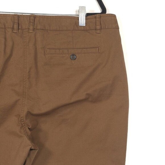 Boden Chino Pants Trousers Size US 14L Brown Stretch Cotton Casual Women's WM353 - Picture 10 of 11